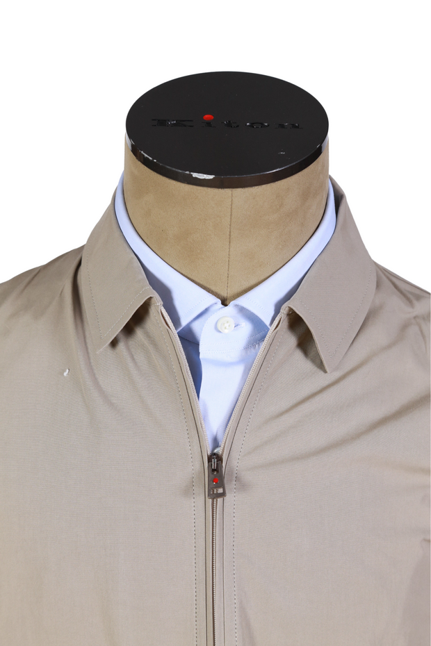 Kired by Kiton Beige Solid Jacket