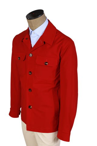 Kired by Kiton Red Solid Jacket