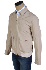 Kired by Kiton Beige Solid Jacket