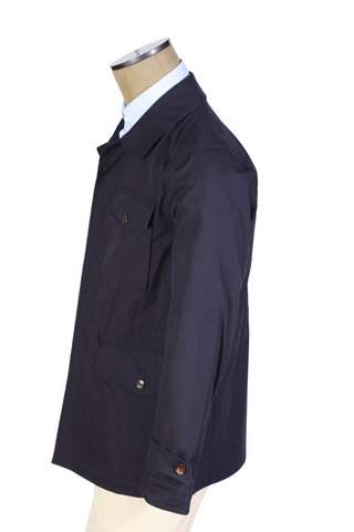 Kired by Kiton Midnight-Blue Cotton Jacket