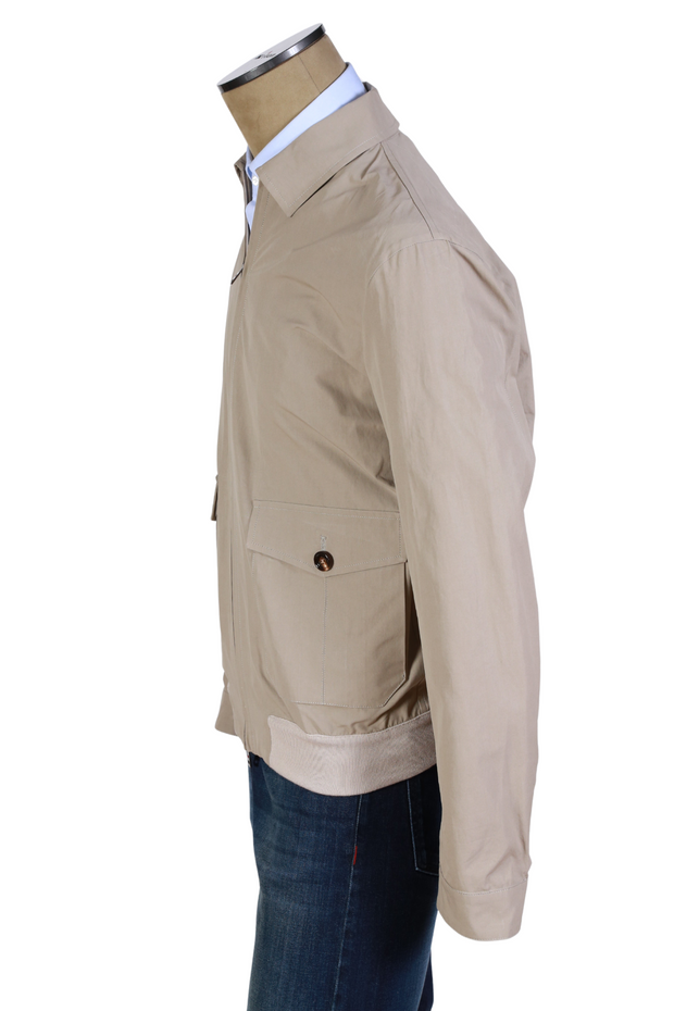 Kired by Kiton Beige Solid Jacket