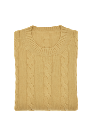 Manrico Cashmere Cable Knit Sweater