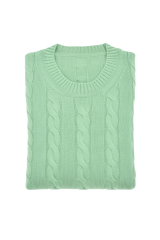 Manrico Cashmere Cable Knit Sweater