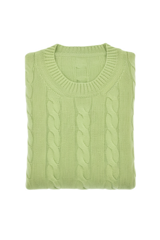 Manrico Cashmere Cable Knit Sweater