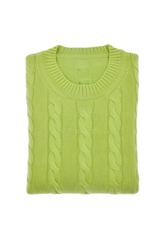 Manrico Cashmere Cable Knit Sweater