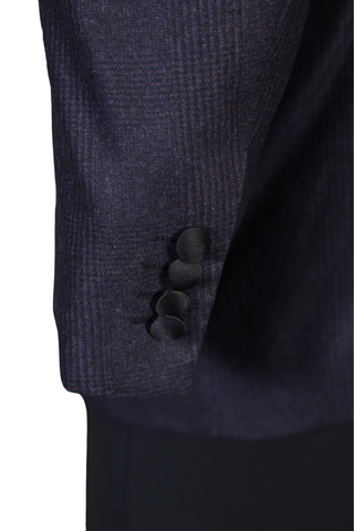 Kiton Black Solid Wool Tuxedo