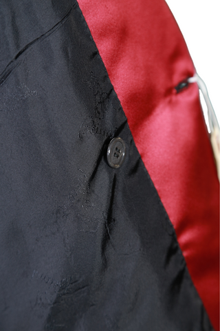 Brioni Solid Black/ Red Tuxedo