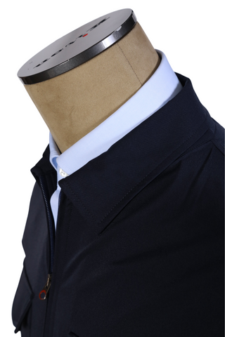 Kired by Kiton Midnight-Blue Nylon Jacket
