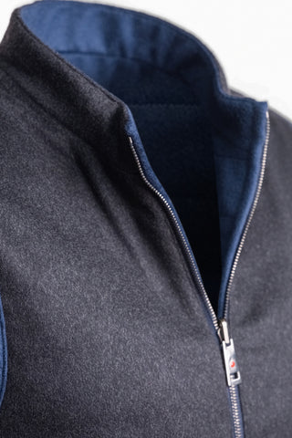 Kired by Kiton REA Cashmere Reversible Vest