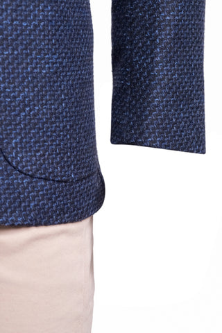 Sartorio Woven Virgin Wool-Cotton-Silk Sport Jacket