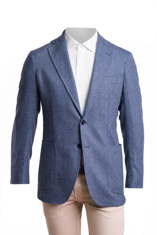 Sartorio Herringbone Virgin Wool Sport Jacket
