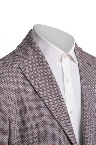Sartorio Birdseye Virgin Wool-Silk-Cotton Sport Jacket