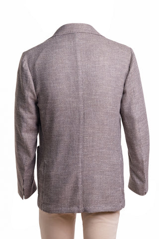 Sartorio Birdseye Virgin Wool-Silk-Cotton Sport Jacket