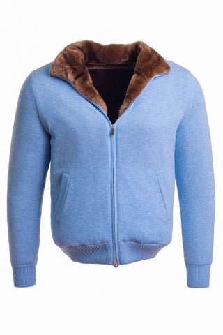 Sartorio Cashmere-Beaver Lined Bomber