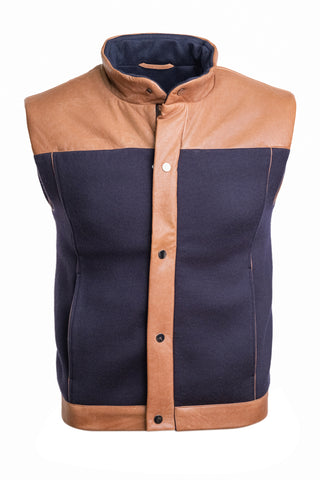 Manrico Cashmere Zip-Up Vest