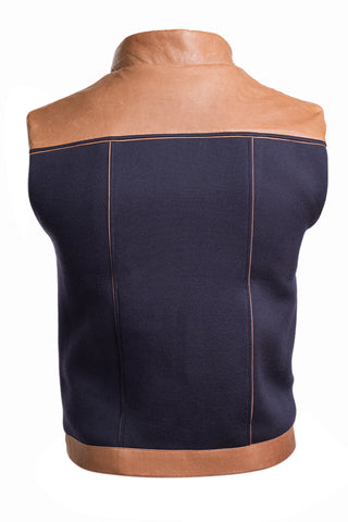 Manrico Cashmere Zip-Up Vest