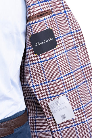 Sartorio Prince of Wales Wool Sport Jacket