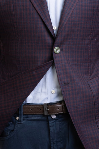 Sartorio Checked Virgin Wool Sport Jacket