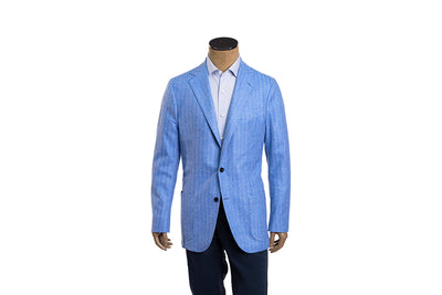 Sartorio Herringbone Virgin Wool Sport Jacket