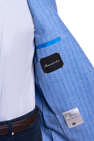 Sartorio Herringbone Virgin Wool Sport Jacket