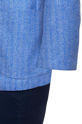 Sartorio Herringbone Virgin Wool Sport Jacket