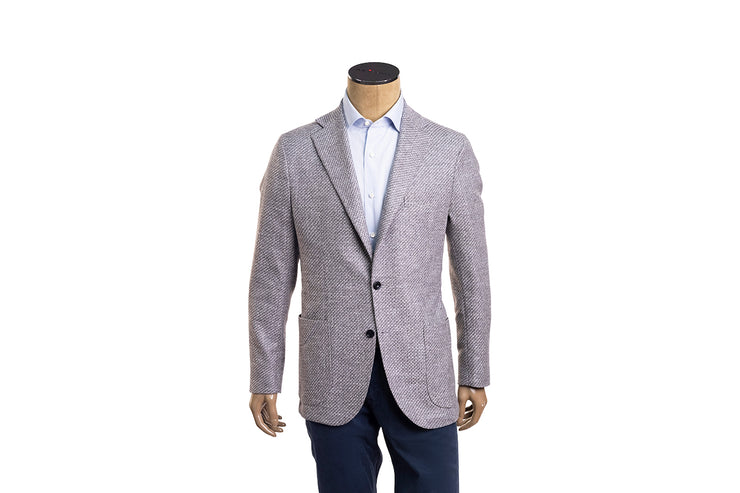 Sartorio Woven Virgin Wool-Cotton-Silk Sport Jacket
