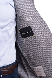 Sartorio Woven Virgin Wool-Cotton-Silk Sport Jacket