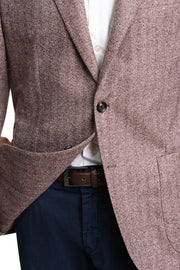 Sartorio Herringbone Virgin Wool Sport Jacket