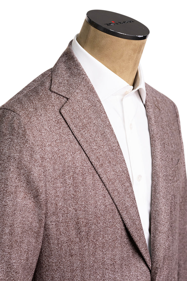 Sartorio Herringbone Virgin Wool Sport Jacket
