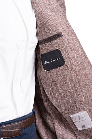 Sartorio Herringbone Virgin Wool Sport Jacket