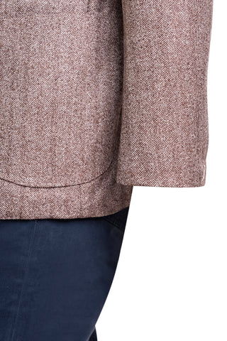 Sartorio Herringbone Virgin Wool Sport Jacket