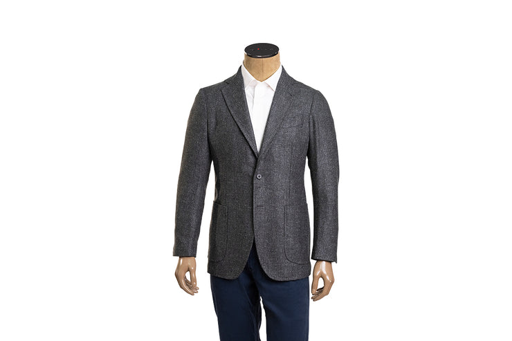 Sartorio Woven Virgin Wool-Silk-Linen Sport Jacket