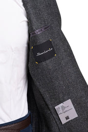 Sartorio Woven Virgin Wool-Silk-Linen Sport Jacket