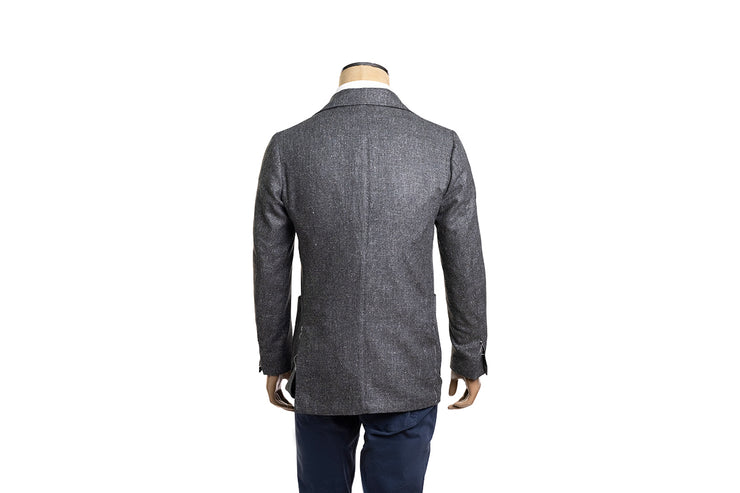 Sartorio Woven Virgin Wool-Silk-Linen Sport Jacket