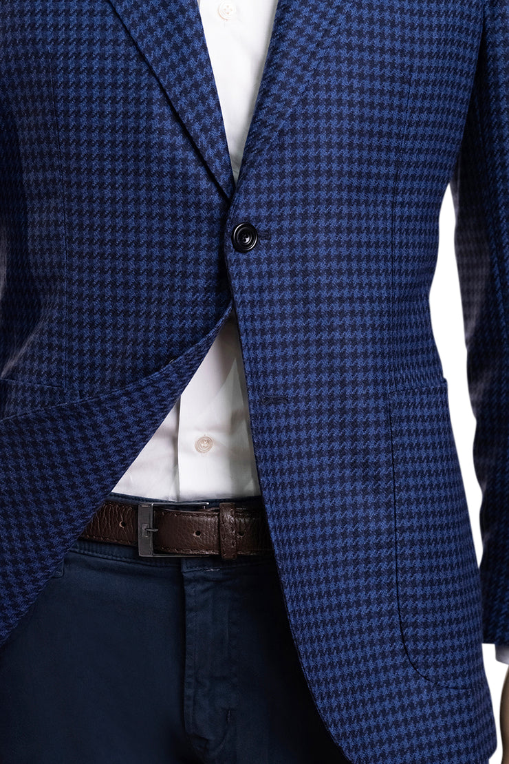 Sartorio Houndstooth Virgin Wool Sport Jacket
