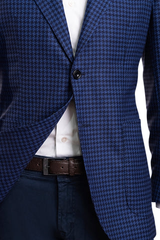 Sartorio Houndstooth Virgin Wool Sport Jacket