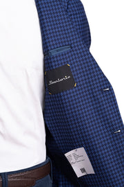 Sartorio Houndstooth Virgin Wool Sport Jacket