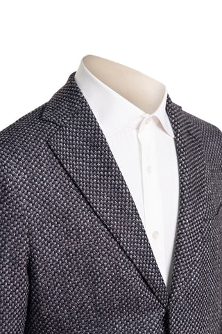 Sartorio Woven Virgin Wool-Cotton-Silk Sport Jacket