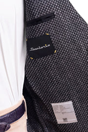 Sartorio Woven Virgin Wool-Cotton-Silk Sport Jacket