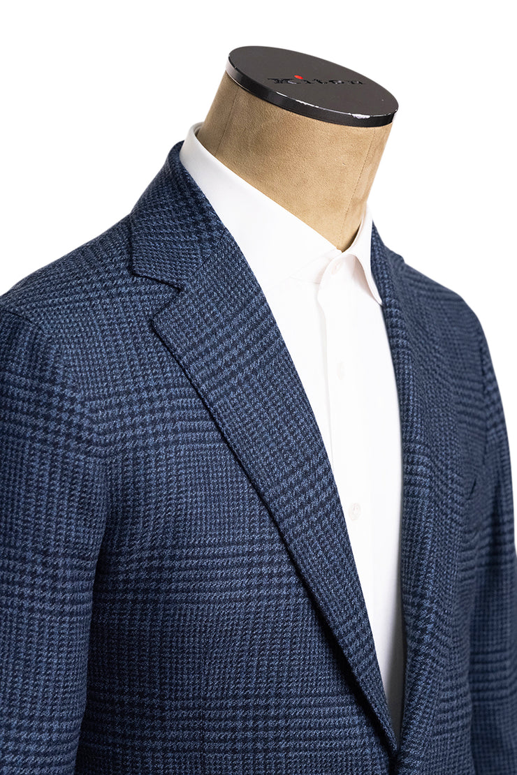 Sartorio Prince of Wales Wool-Cashmere Sport Jacket