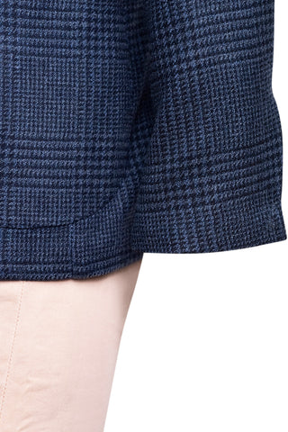 Sartorio Prince of Wales Wool-Cashmere Sport Jacket