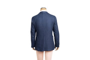 Sartorio Prince of Wales Wool-Cashmere Sport Jacket