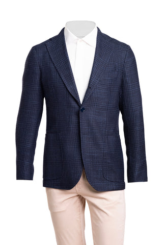 Sartorio Patterned Wool-Silk Sport Jacket