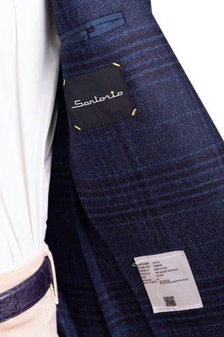 Sartorio Checked Virgin Wool-Cashmere Sport Jacket