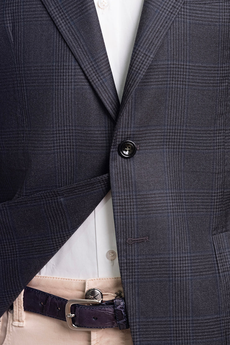 Sartorio Prince of Wales Virgin Wool Sport Jacket