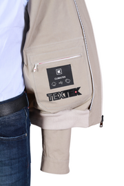 Kired by Kiton Beige Solid Jacket