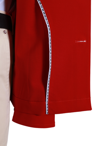 Kired by Kiton Red Solid Overshirt