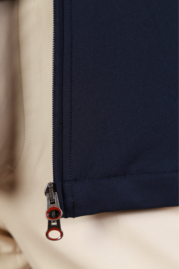 Kired by Kiton Midnight-Blue Nylon Jacket