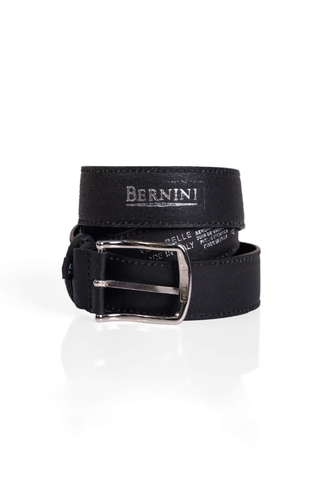 Bernini Textured Genuine Leather Belt