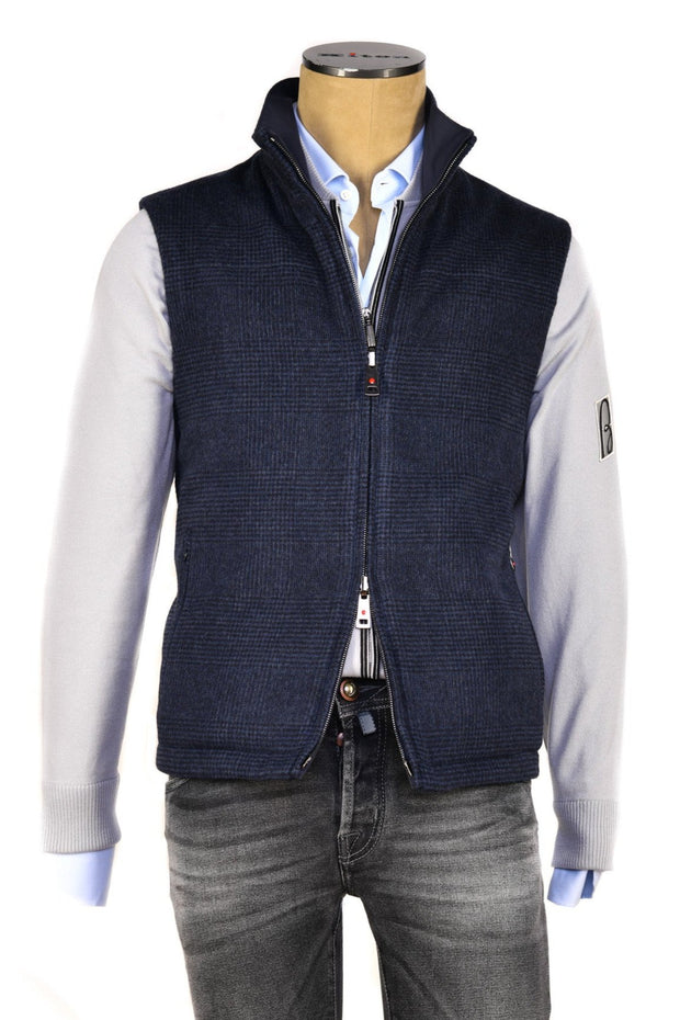 Kired by Kiton Gange Reversible Wool-Cashmere Vest